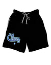 Clean Text Adult Lounge Shorts-Lounge Shorts-TooLoud-Black-Small-Davson Sales