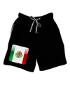 Mexican Flag App Icon Adult Lounge Shorts by TooLoud-Lounge Shorts-TooLoud-Black-Small-Davson Sales