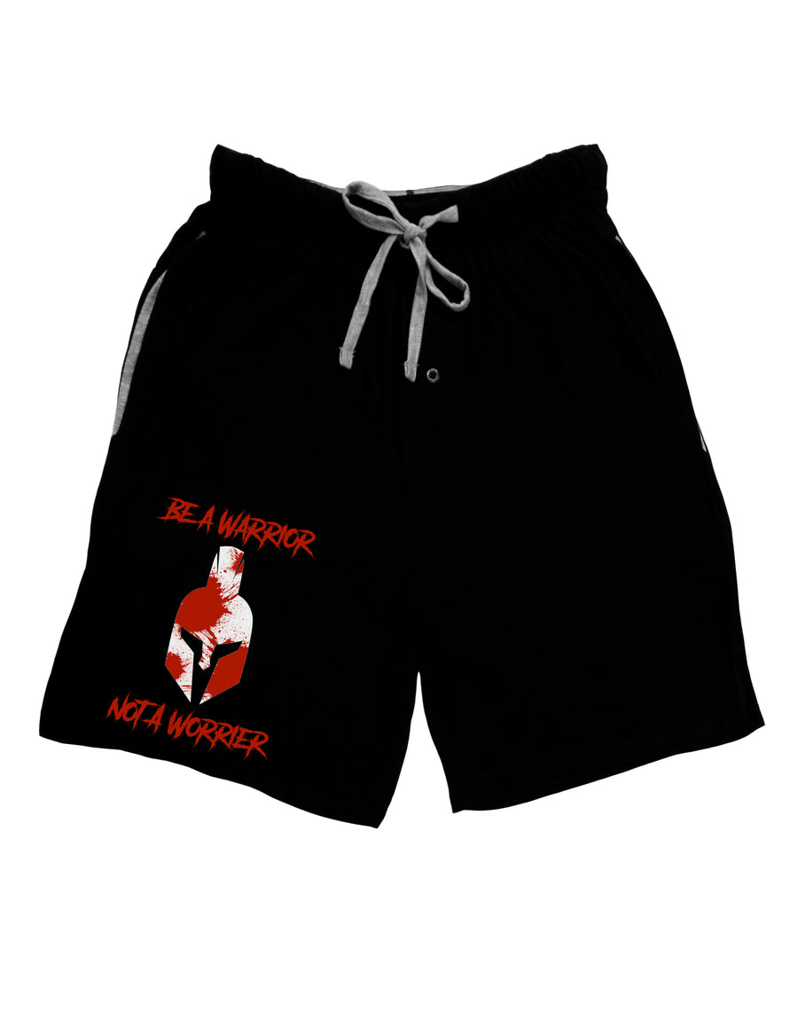 Be a Warrior Not a Worrier Adult Lounge Shorts by TooLoud-TooLoud-Red-Small-Davson Sales