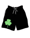 Traditional Irish Shamrock Adult Lounge Shorts - Red or Black-Lounge Shorts-TooLoud-Black-Small-Davson Sales