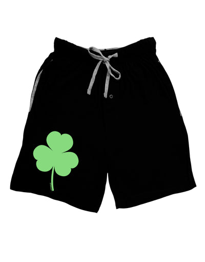 Traditional Irish Shamrock Adult Lounge Shorts - Red or Black-Lounge Shorts-TooLoud-Black-Small-Davson Sales