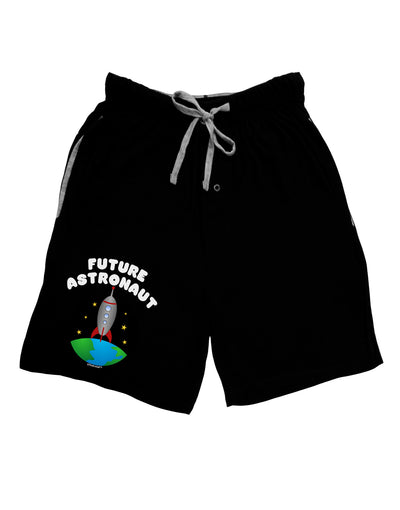 Future Astronaut Color Adult Lounge Shorts-Lounge Shorts-TooLoud-Black-Small-Davson Sales