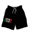 Mexican Flag - Dancing Silhouettes Adult Lounge Shorts by TooLoud-Lounge Shorts-TooLoud-Black-Small-Davson Sales