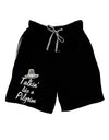 Talkin Like a Pilgrim Dark Adult Lounge Shorts-Lounge Shorts-TooLoud-Black-Small-Davson Sales