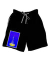 Solo Jellyfish Watercolor Adult Lounge Shorts-Lounge Shorts-TooLoud-Black-Small-Davson Sales