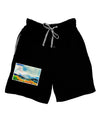 Colorado Mountain Scene Adult Lounge Shorts-Lounge Shorts-TooLoud-Black-Small-Davson Sales