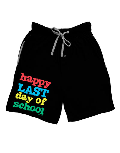 Happy Last Day of School Adult Lounge Shorts-Lounge Shorts-TooLoud-Black-Small-Davson Sales