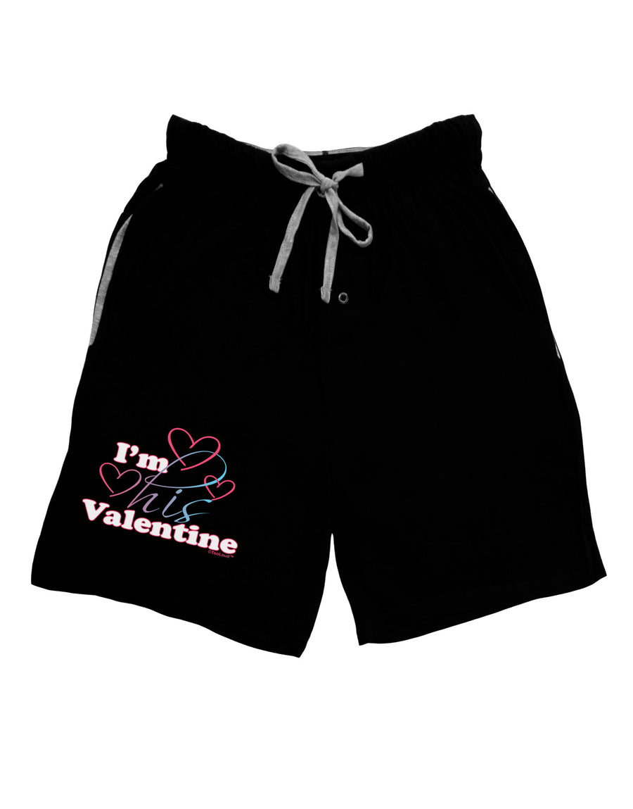 I'm HIS Valentine Adult Lounge Shorts-Lounge Shorts-TooLoud-Black-Small-Davson Sales