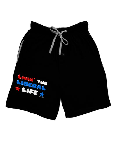 The Liberal Life Adult Lounge Shorts-Lounge Shorts-TooLoud-Black-Small-Davson Sales