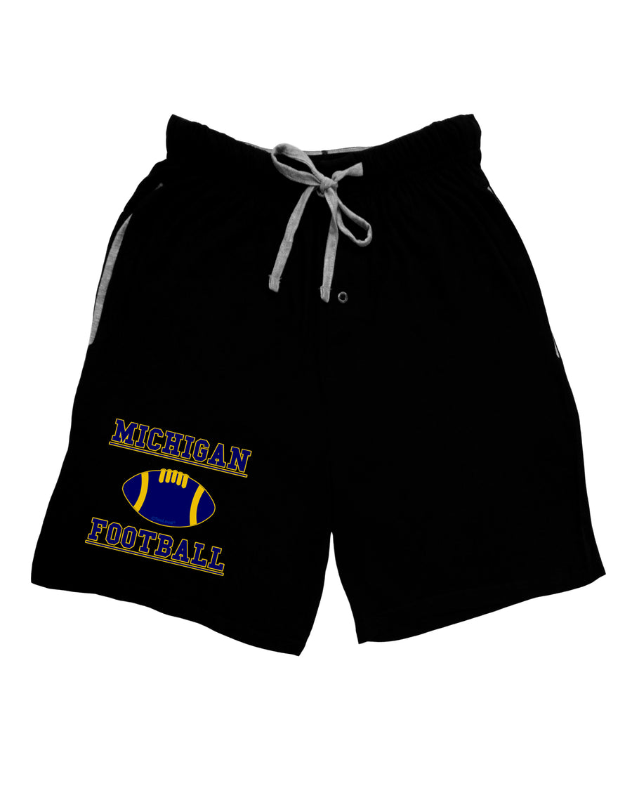 Michigan Football Adult Lounge Shorts by TooLoud-Lounge Shorts-TooLoud-Red-Small-Davson Sales