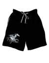 Pegasus Color Illustration Adult Lounge Shorts-Lounge Shorts-TooLoud-Black-Small-Davson Sales