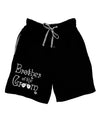 Brother of the Groom Dark Adult Lounge Shorts-Lounge Shorts-TooLoud-Black-Small-Davson Sales