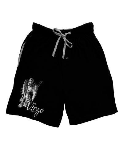 Virgo Illustration Adult Lounge Shorts-Lounge Shorts-TooLoud-Black-Small-Davson Sales