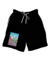 CO Cliffside Tree Relaxed Adult Lounge Shorts-Lounge Shorts-TooLoud-Black-Small-Davson Sales