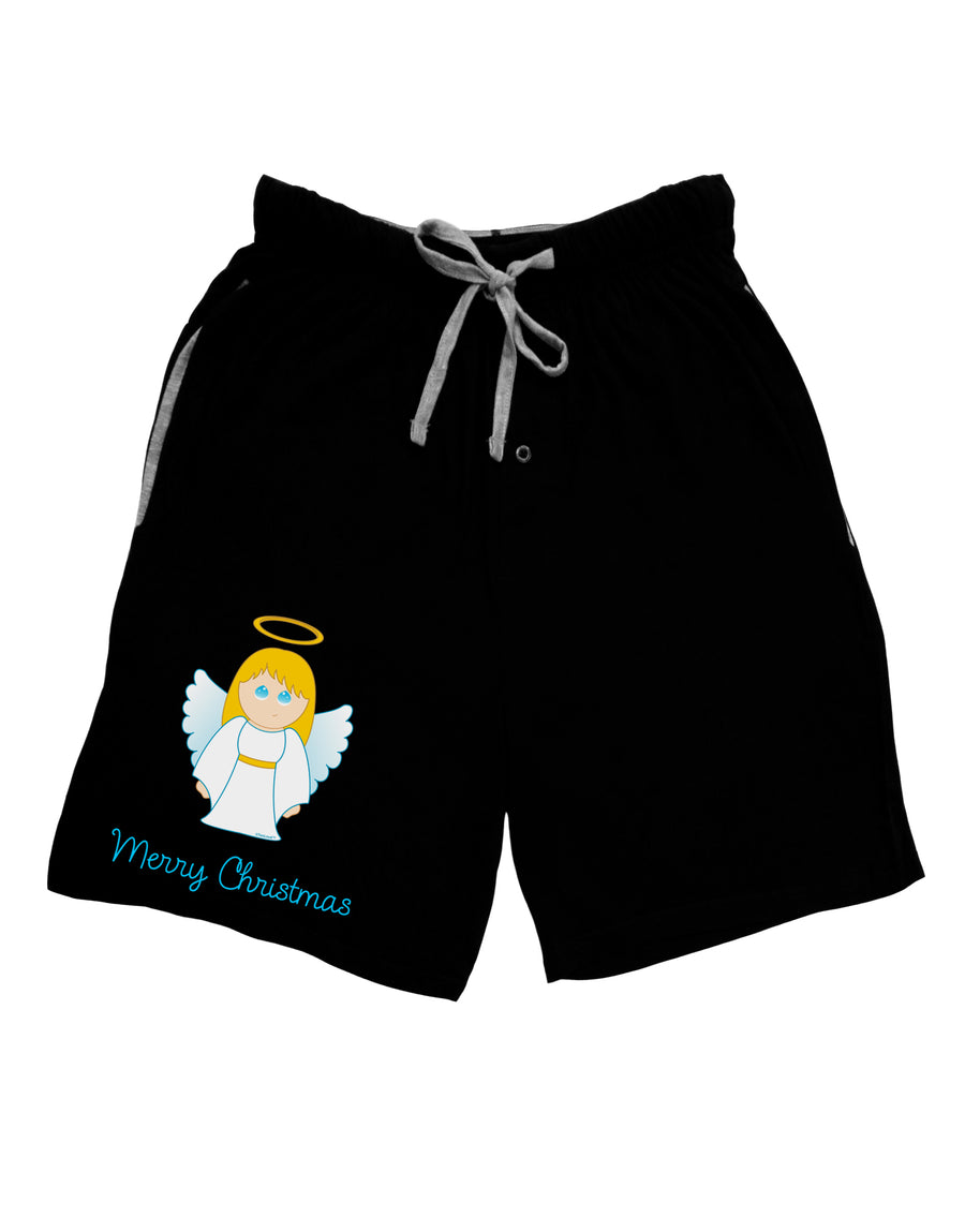 Merry Christmas Cute Angel Girl Adult Lounge Shorts - Red or Black-Lounge Shorts-TooLoud-Red-Small-Davson Sales