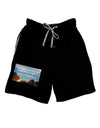 The Time Is Always Right Adult Lounge Shorts-Lounge Shorts-TooLoud-Black-Small-Davson Sales