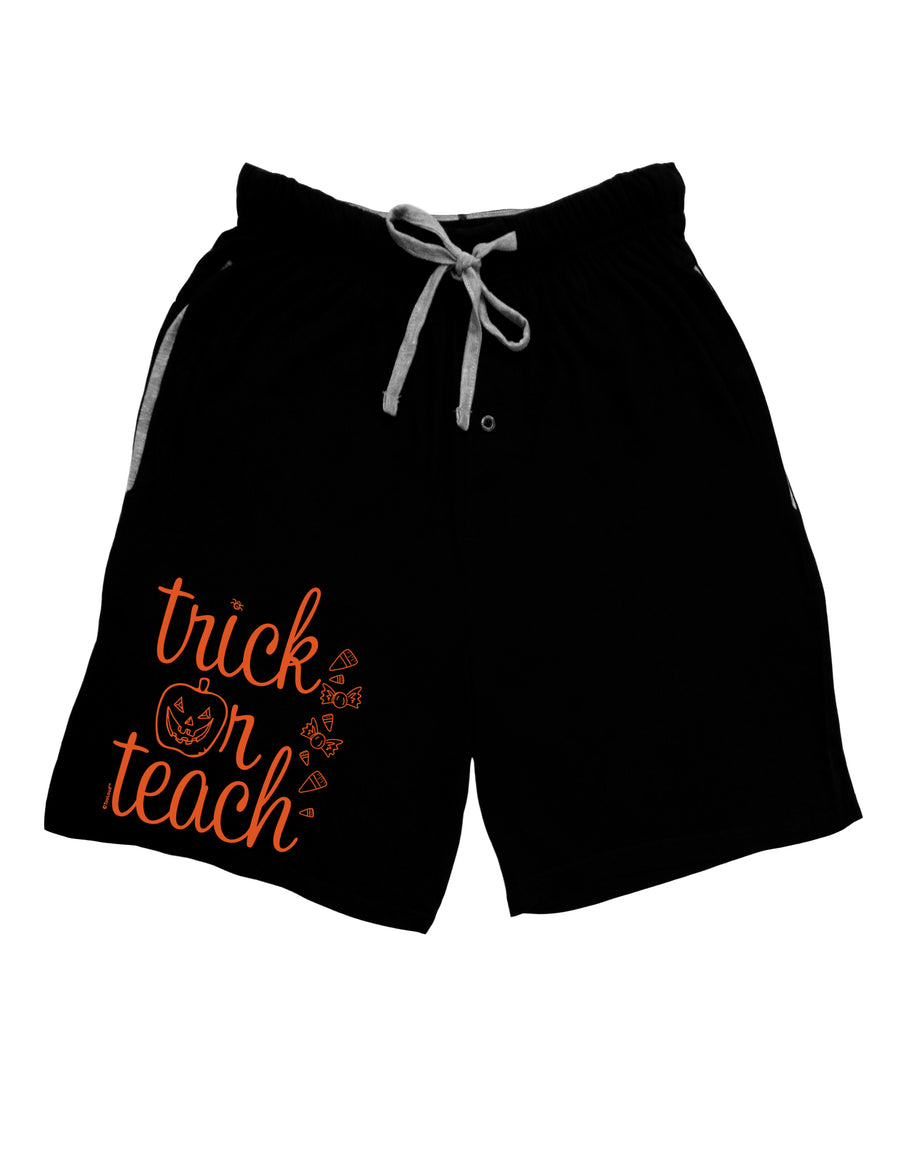 Trick or Teach Dark Adult Lounge Shorts-Lounge Shorts-TooLoud-Black-Small-Davson Sales