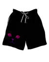 Heart Kitten Relaxed Fit Adult Lounge Shorts by-Lounge Shorts-TooLoud-Black-Small-Davson Sales