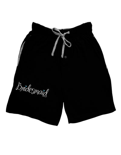 Bridesmaid Design - Diamonds - Color Adult Lounge Shorts-Lounge Shorts-TooLoud-Black-Small-Davson Sales