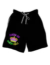 Queen Of Mardi Gras Adult Lounge Shorts-Lounge Shorts-TooLoud-Black-Small-Davson Sales