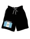 Guatamelan Flag Design Adult Lounge Shorts by TooLoud-Lounge Shorts-TooLoud-Black-Small-Davson Sales