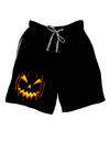 Halloween Scary Evil Jack O Lantern Pumpkin Adult Lounge Shorts - Red or Black by TooLoud-TooLoud-Black-Small-Davson Sales