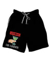 Safety First Have a Quarantini Dark Adult Lounge Shorts-Lounge Shorts-TooLoud-Black-Small-Davson Sales