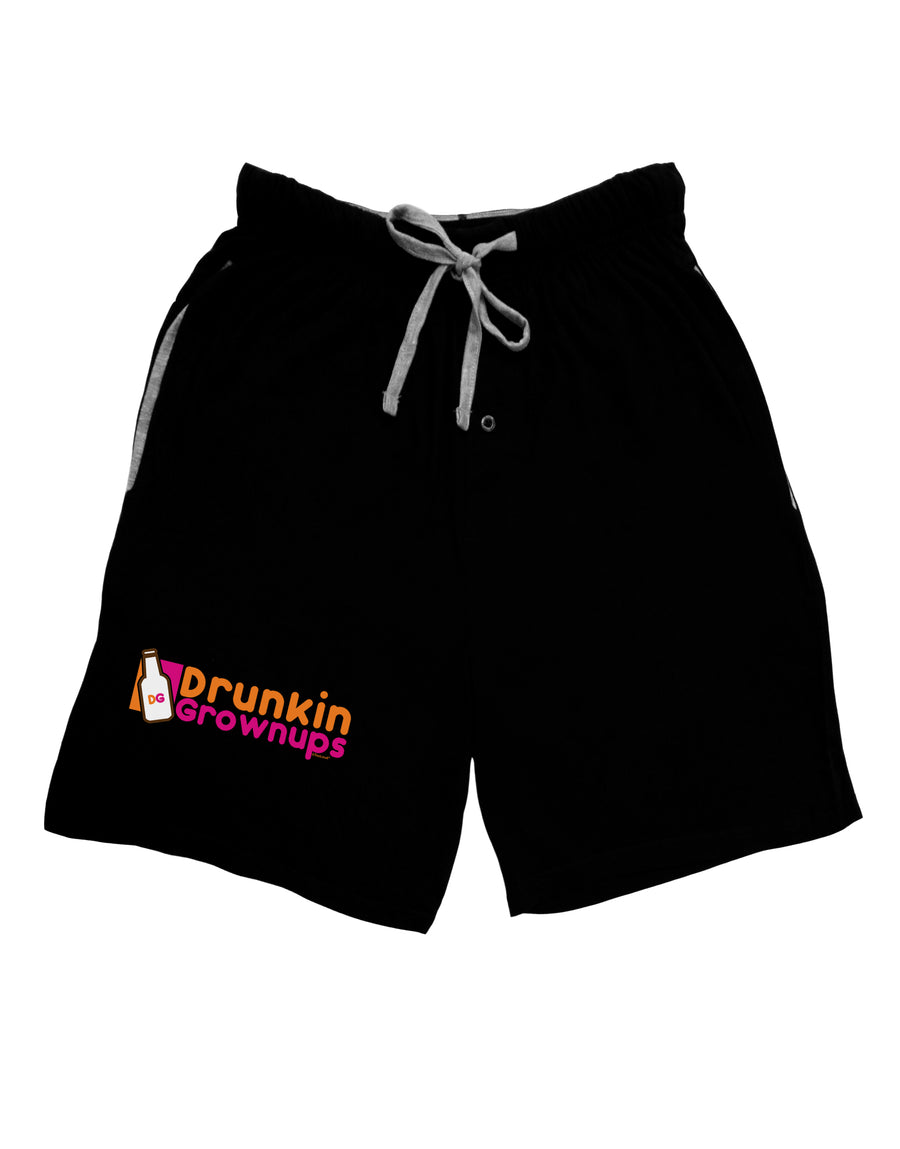 Drunken Grown ups Funny Drinking Adult Lounge Shorts by TooLoud-Lounge Shorts-TooLoud-Red-Small-Davson Sales