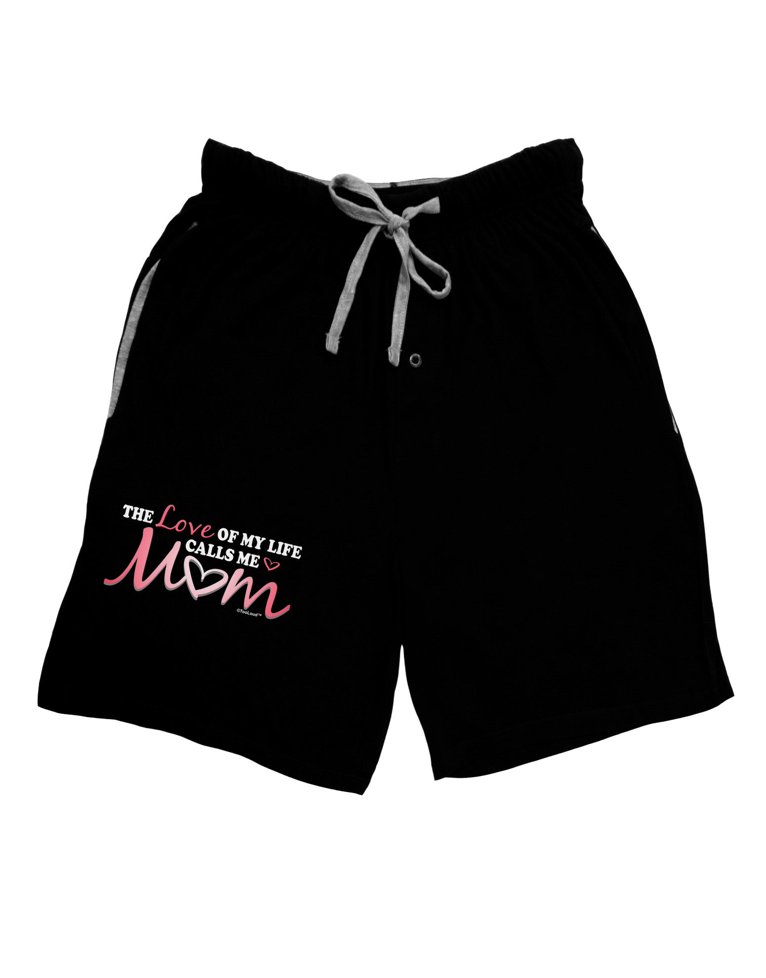 Love Of My Life - Mom Adult Lounge Shorts-Lounge Shorts-TooLoud-Black-Small-Davson Sales