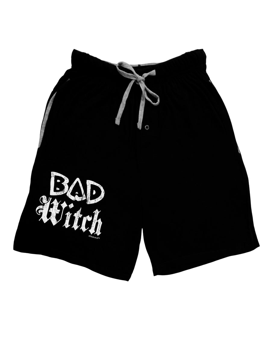 Bad Witch Distressed Adult Lounge Shorts-Lounge Shorts-TooLoud-Red-Small-Davson Sales