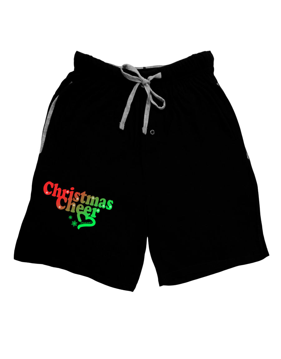 Christmas Cheer Color Relaxed Adult Lounge Shorts-Lounge Shorts-TooLoud-Black-Small-Davson Sales