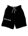 Data Nerd Simple Text Adult Lounge Shorts by TooLoud-Lounge Shorts-TooLoud-Black-Small-Davson Sales