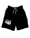 Paint Drop The Bass Relaxed Adult Lounge Shorts-Lounge Shorts-TooLoud-Black-Small-Davson Sales