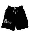 The Weak Can Never Forgive Adult Lounge Shorts-Lounge Shorts-TooLoud-Black-Small-Davson Sales