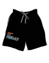 Thank God It's Friday Mixed Drink Adult Lounge Shorts-Lounge Shorts-TooLoud-Black-Small-Davson Sales