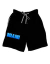 Miami Ocean Bubbles Adult Lounge Shorts by TooLoud-Lounge Shorts-TooLoud-Black-Small-Davson Sales