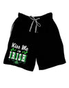 Kiss Me I'm Irish St Patricks Day Adult Lounge Shorts-Lounge Shorts-TooLoud-Black-Small-Davson Sales