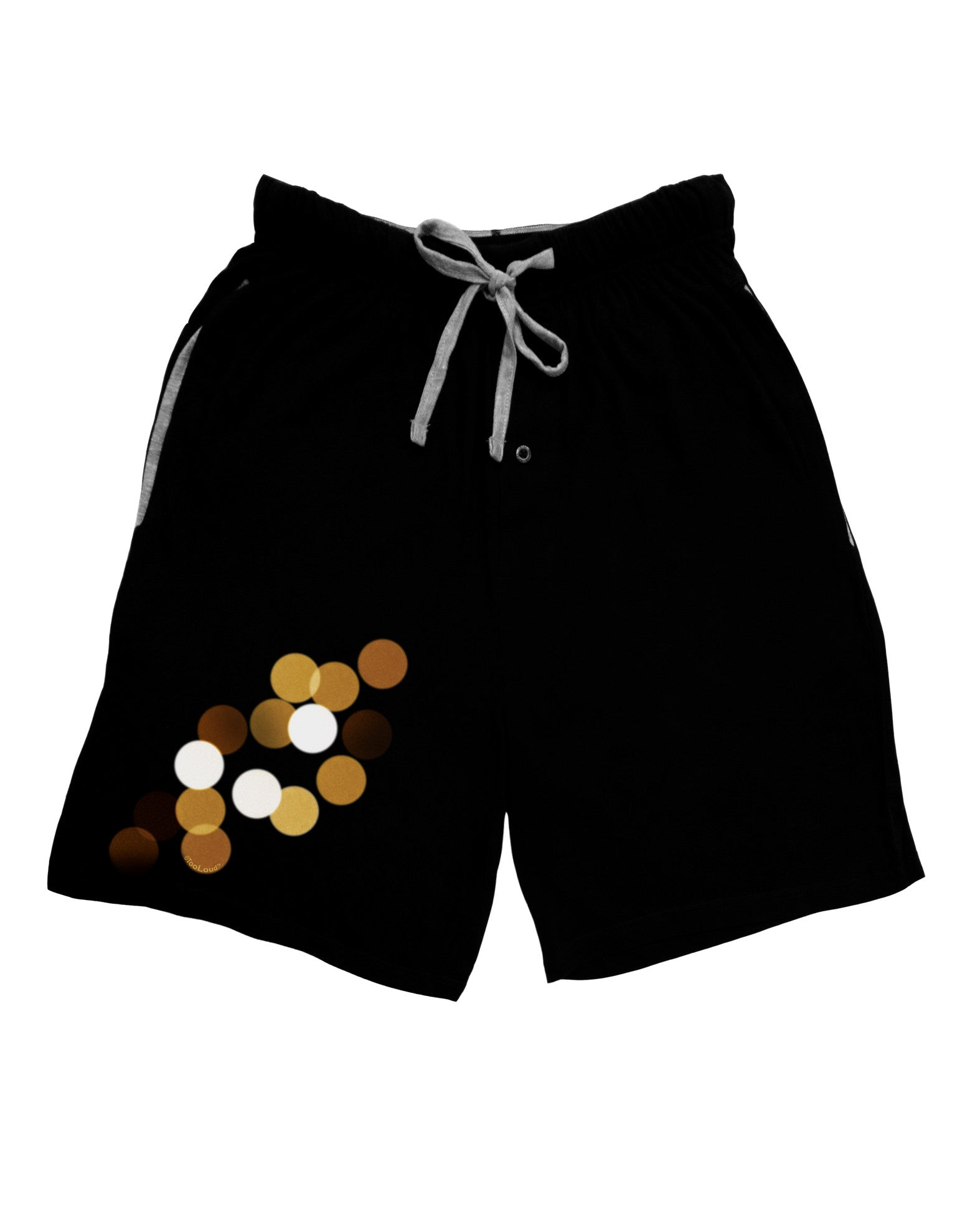 Inverted Bokeh Adult Lounge Shorts by-Lounge Shorts-TooLoud-Black-Small-Davson Sales
