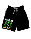 Beer Me I'm Irish Adult Lounge Shorts-Lounge Shorts-TooLoud-Black-Small-Davson Sales