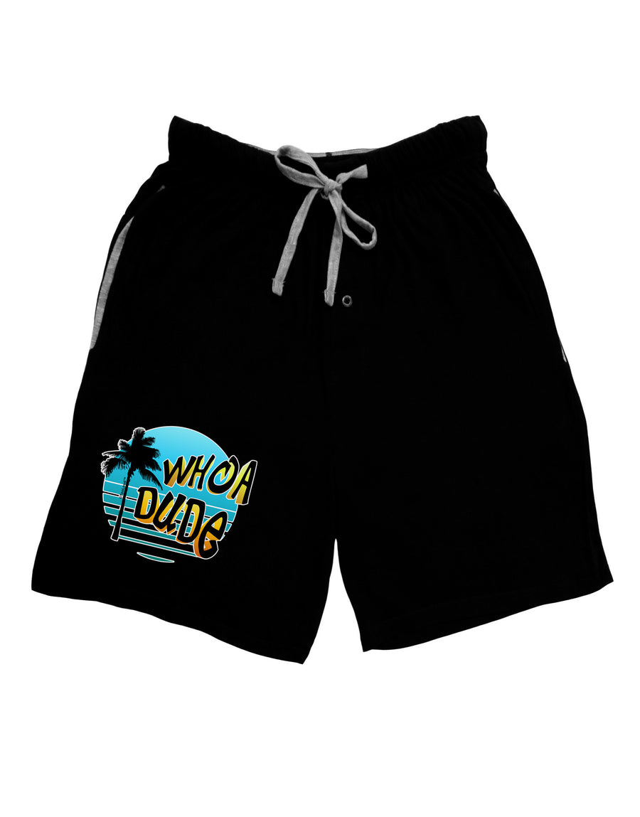 Whoa Dude Adult Lounge Shorts by TooLoud-Lounge Shorts-TooLoud-Red-Small-Davson Sales