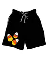 Cute Candy Corn Family Halloween Adult Lounge Shorts - Red or Black by TooLoud-TooLoud-Black-Small-Davson Sales