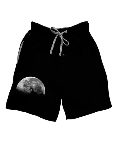 Moon of Earth Adult Lounge Shorts-Lounge Shorts-TooLoud-Black-Small-Davson Sales