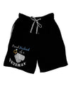 Husband of Veteran Relaxed Adult Lounge Shorts-Lounge Shorts-TooLoud-Black-Small-Davson Sales