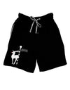 Rudolf the Ratchet Reindeer Adult Lounge Shorts-Lounge Shorts-TooLoud-Black-Small-Davson Sales