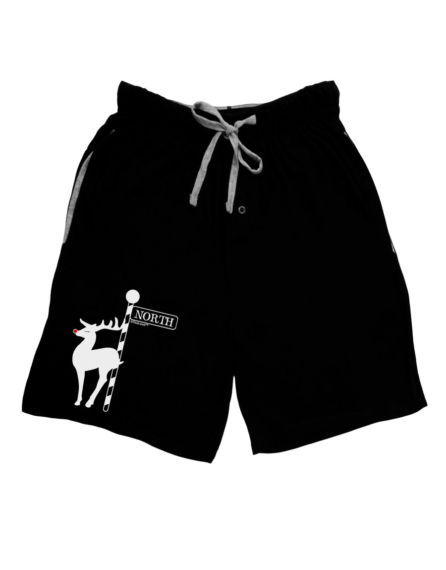 Rudolf the Ratchet Reindeer Adult Lounge Shorts-Lounge Shorts-TooLoud-Red-Small-Davson Sales