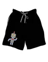 Cute Robot Male Adult Lounge Shorts-Lounge Shorts-TooLoud-Black-Small-Davson Sales