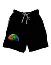 Rainbow Moon Adult Lounge Shorts-Lounge Shorts-TooLoud-Black-Small-Davson Sales