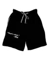 Thats What She Said Adult Lounge Shorts-Lounge Shorts-TooLoud-Black-Small-Davson Sales