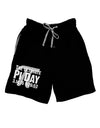 The Ultimate Pi Day Text Adult Lounge Shorts - Red or Black by TooLoud-Lounge Shorts-TooLoud-Black-Small-Davson Sales