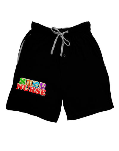 Nicu Nurse Adult Lounge Shorts-Lounge Shorts-TooLoud-Black-Small-Davson Sales